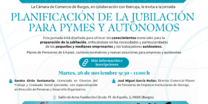 Jornada PLANIFICACIÓN DE LA JUBILACIÓN PARA PYMES Y AUTÓNOMOS